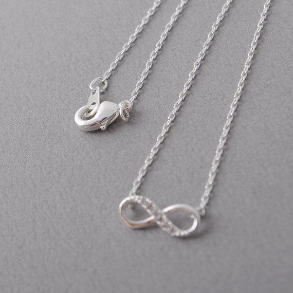 Infinity Crystal Pendant Necklace - Netlo