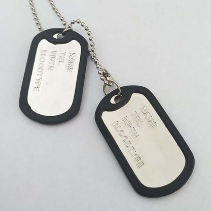 Necklace Stainless Steel Dog Tag Titanium Steel - Netlo